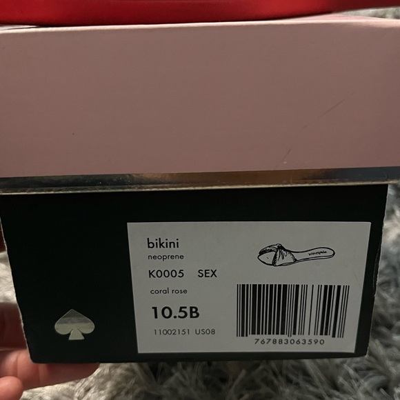 Kate Spade New York Women's Bikini slide Sandals 10.5M - Picture 4 of 7